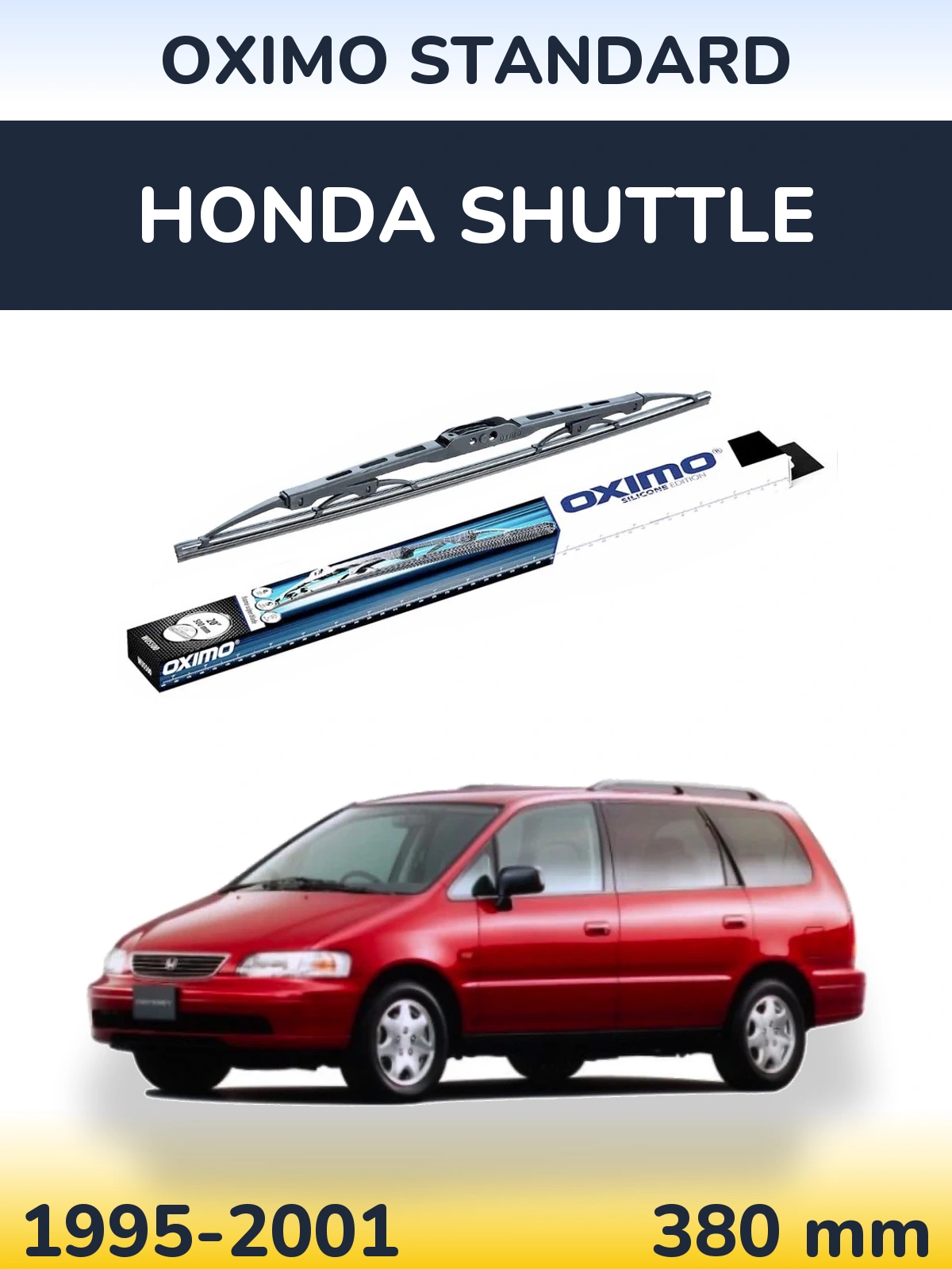 Torkarblad Oximo Standard för Honda Shuttle