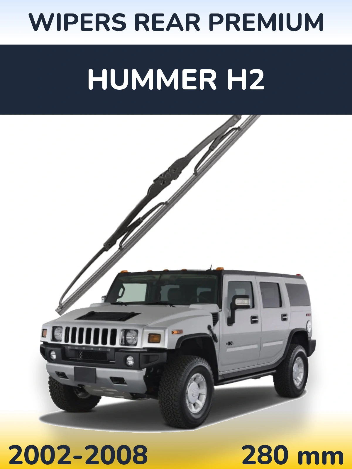 Torkarblad WIPERS REAR PREMIUM för Hummer H2
