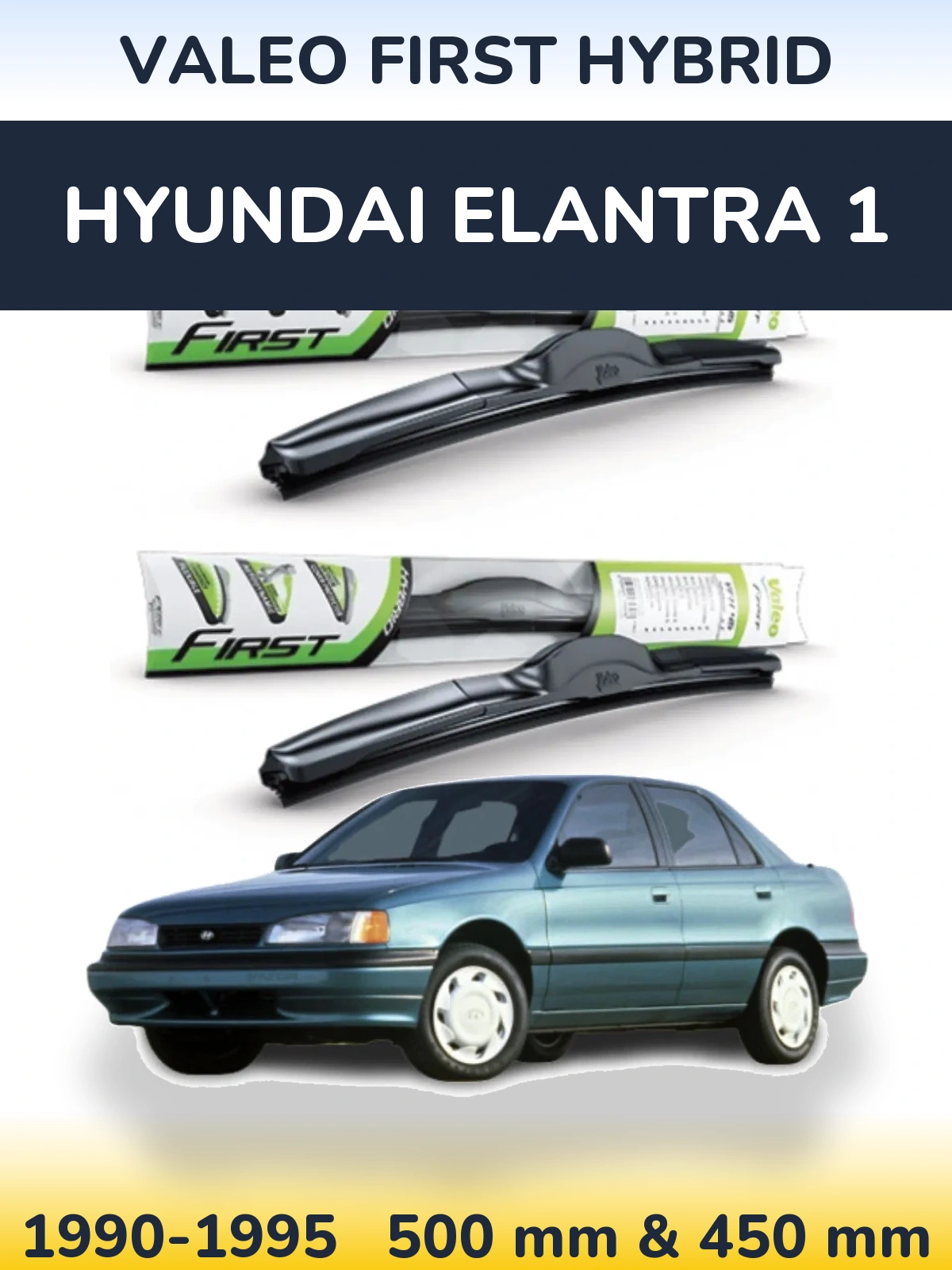 Torkarblad Valeo First Hybrid för Hyundai Elantra 1