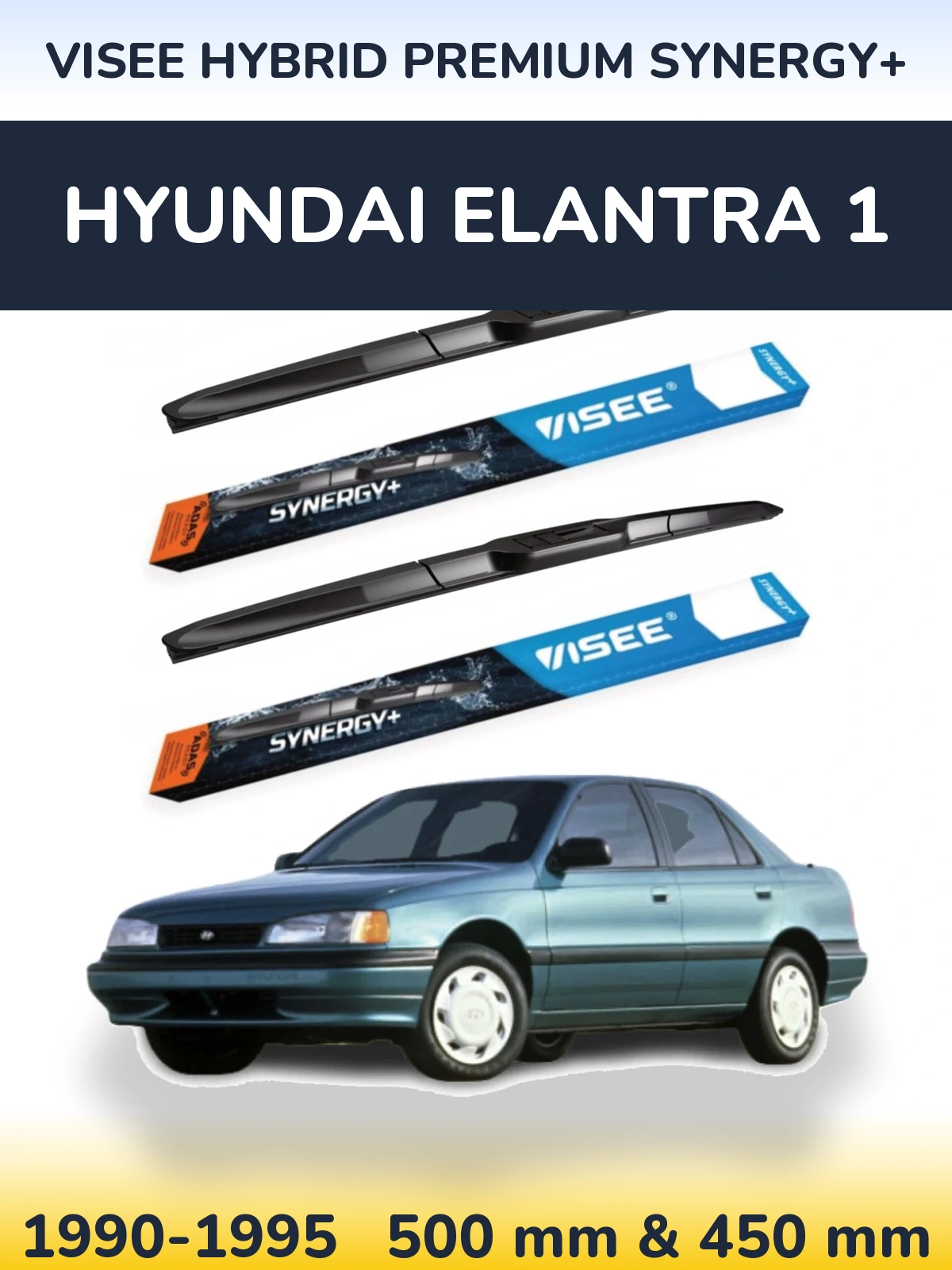 Torkarblad VISEE HYBRID PREMIUM SYNERGY+ för Hyundai Elantra 1