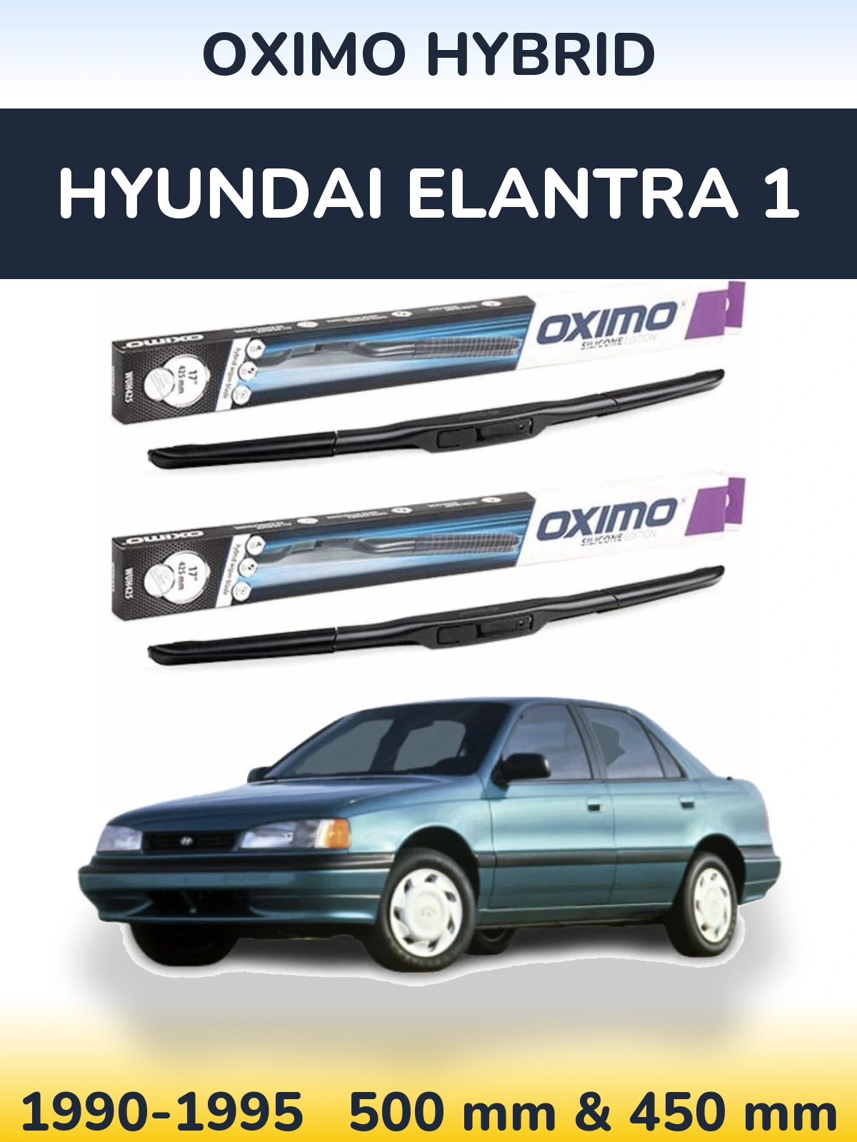 Torkarblad Oximo Hybrid för Hyundai Elantra 1