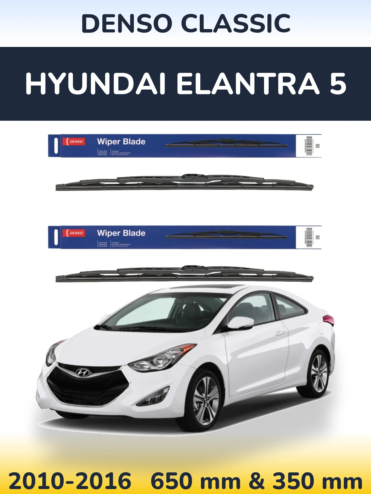 Torkarblad Denso Classic för Hyundai Elantra 5
