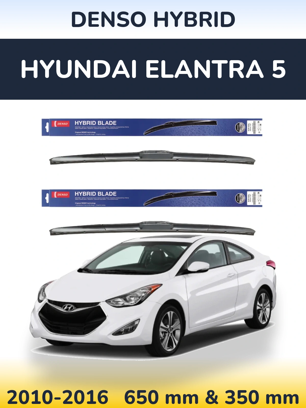 Torkarblad Denso Hybrid för Hyundai Elantra 5