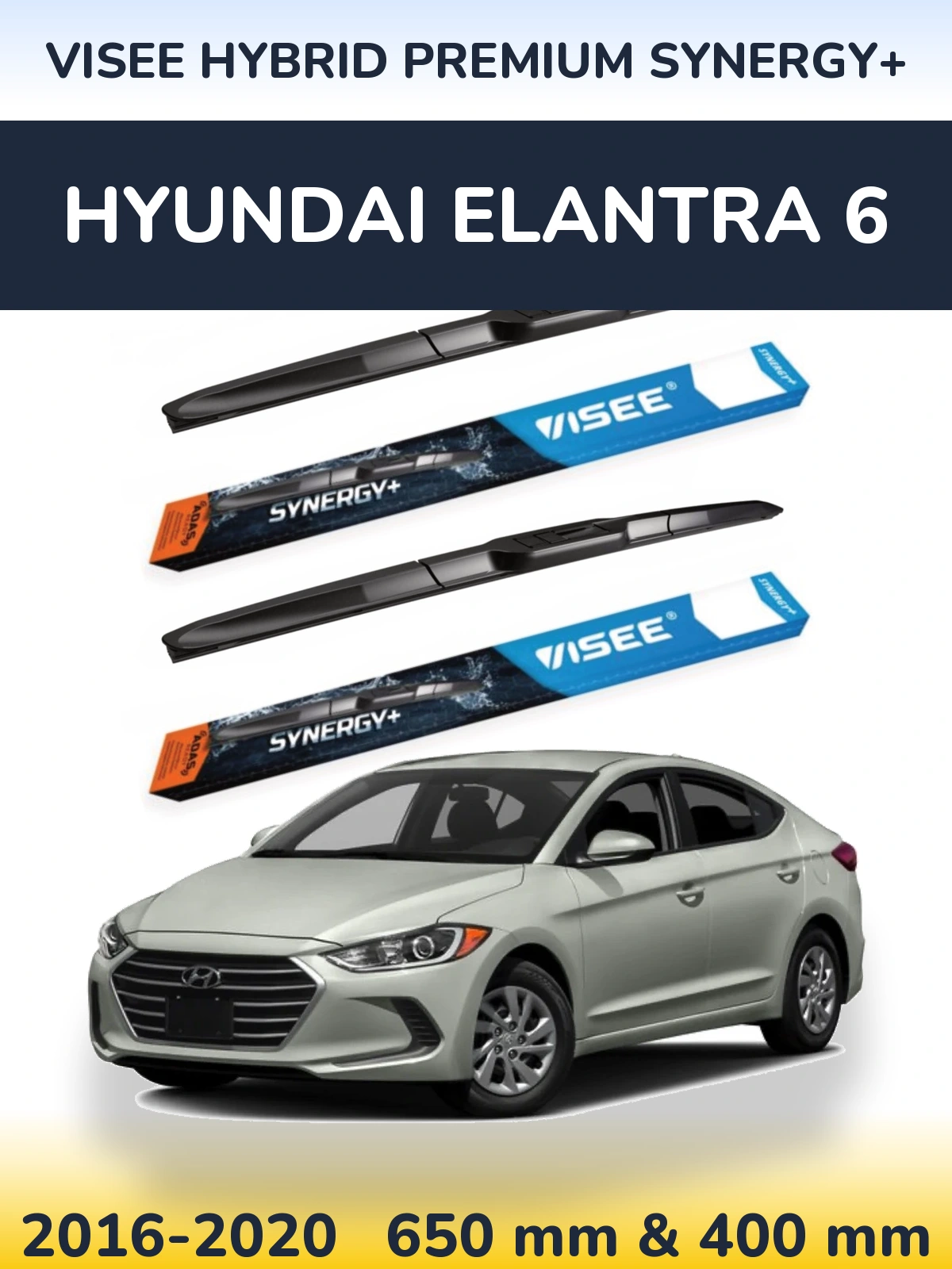 Torkarblad VISEE HYBRID PREMIUM SYNERGY+ för Hyundai Elantra 6
