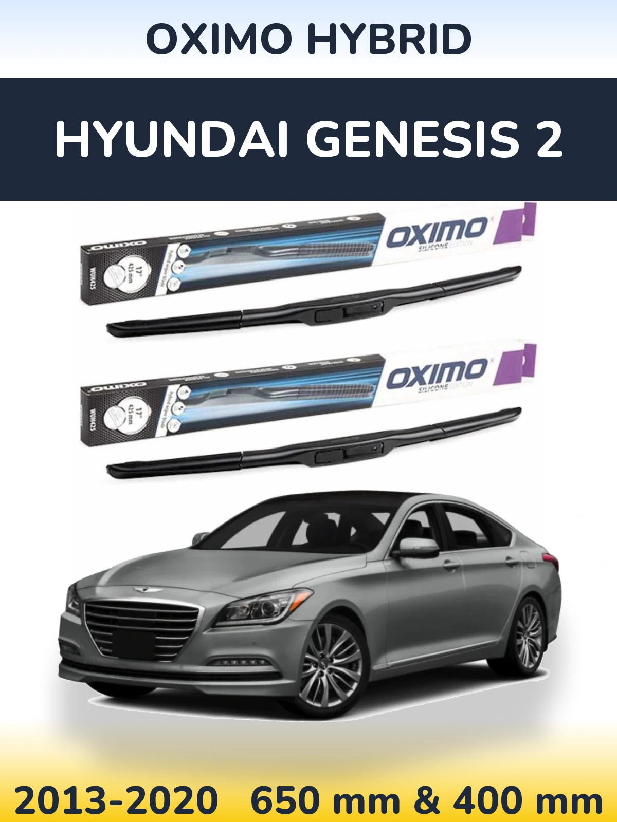 Torkarblad Oximo Hybrid för Hyundai Genesis 2