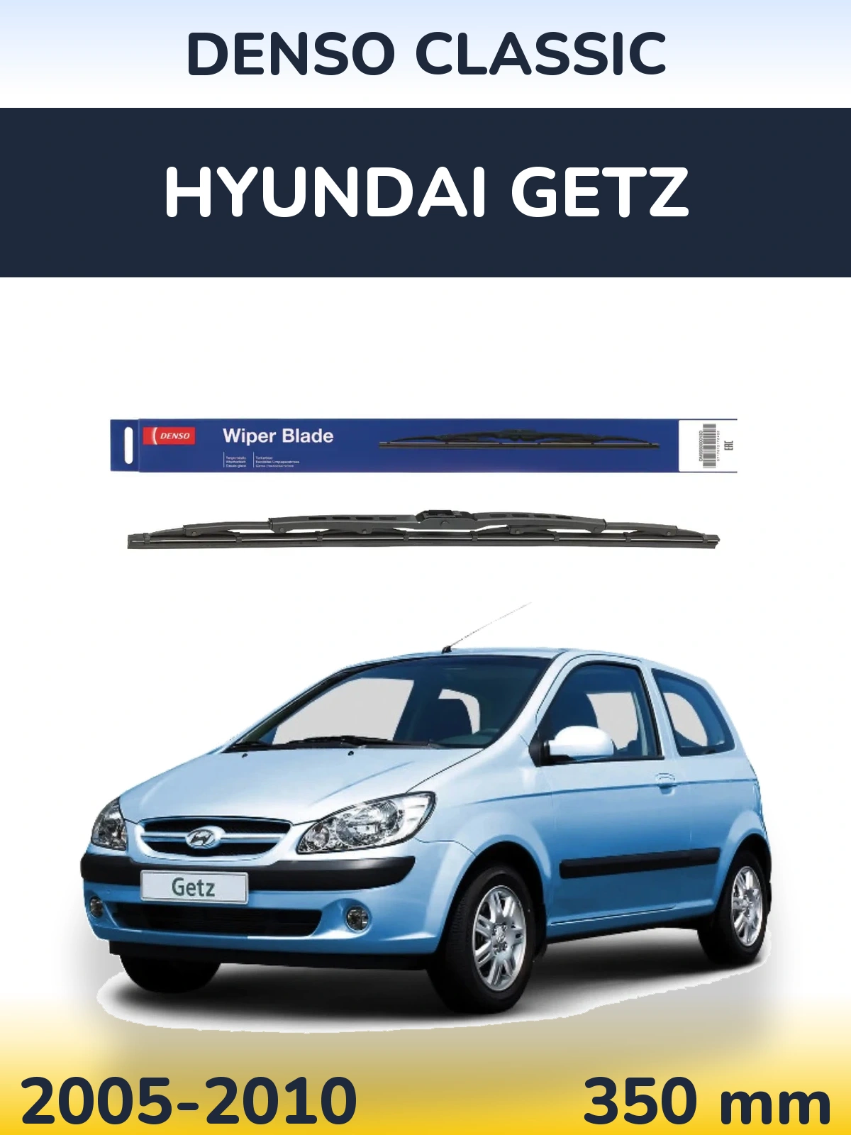 Torkarblad Denso Classic för Hyundai Getz