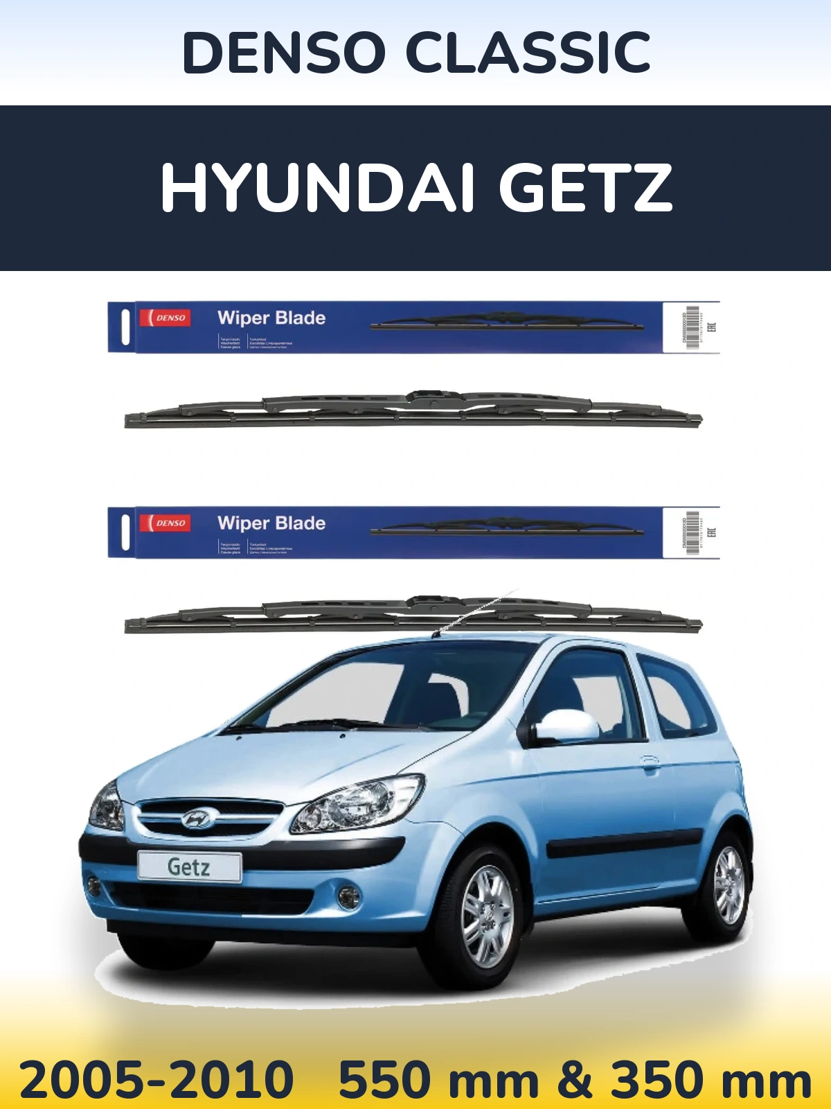 Torkarblad Denso Classic för Hyundai Getz