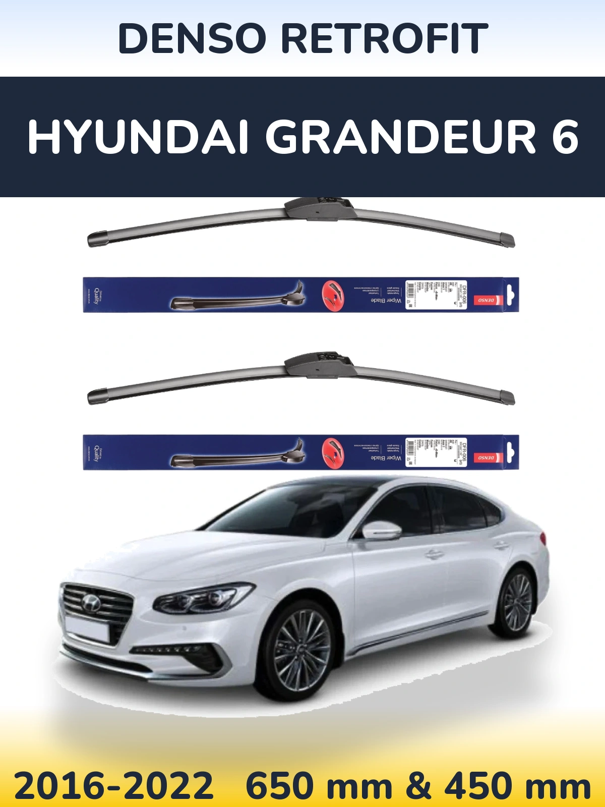 Torkarblad Denso Retrofit för Hyundai Grandeur 6