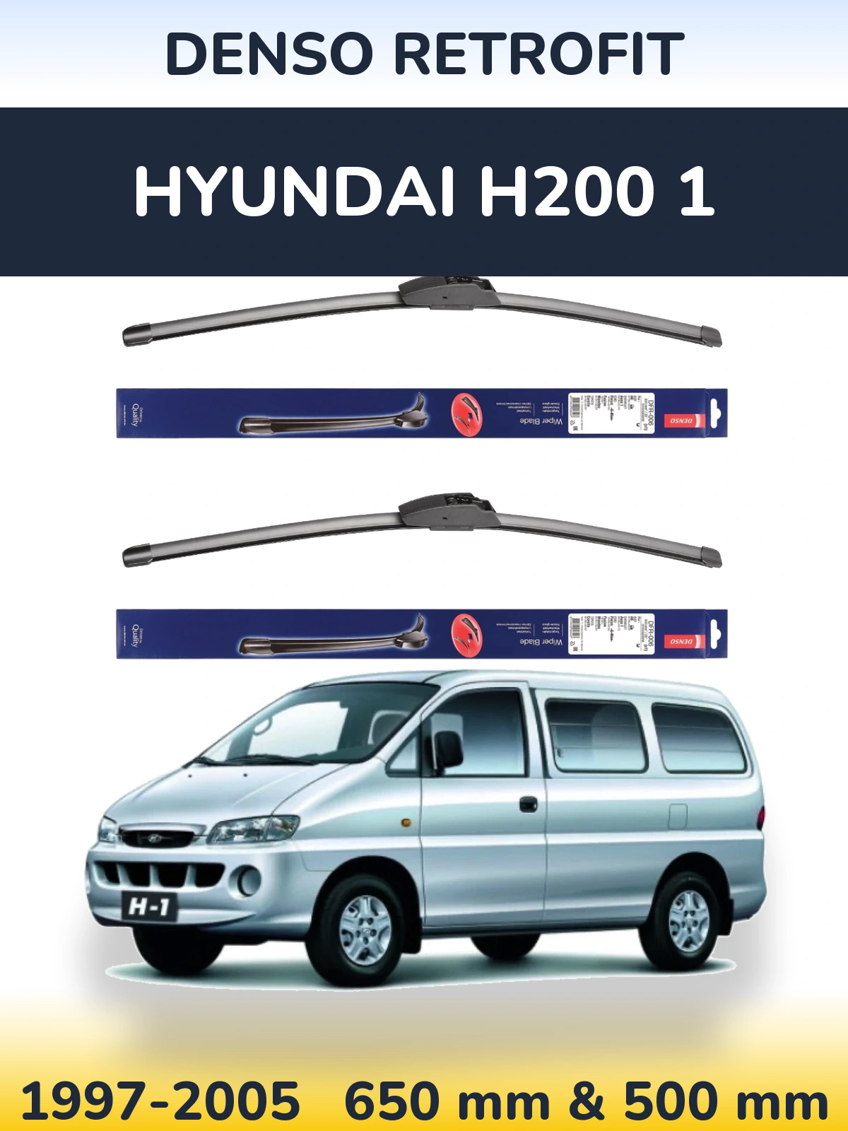 Torkarblad Denso Retrofit för Hyundai H200 1