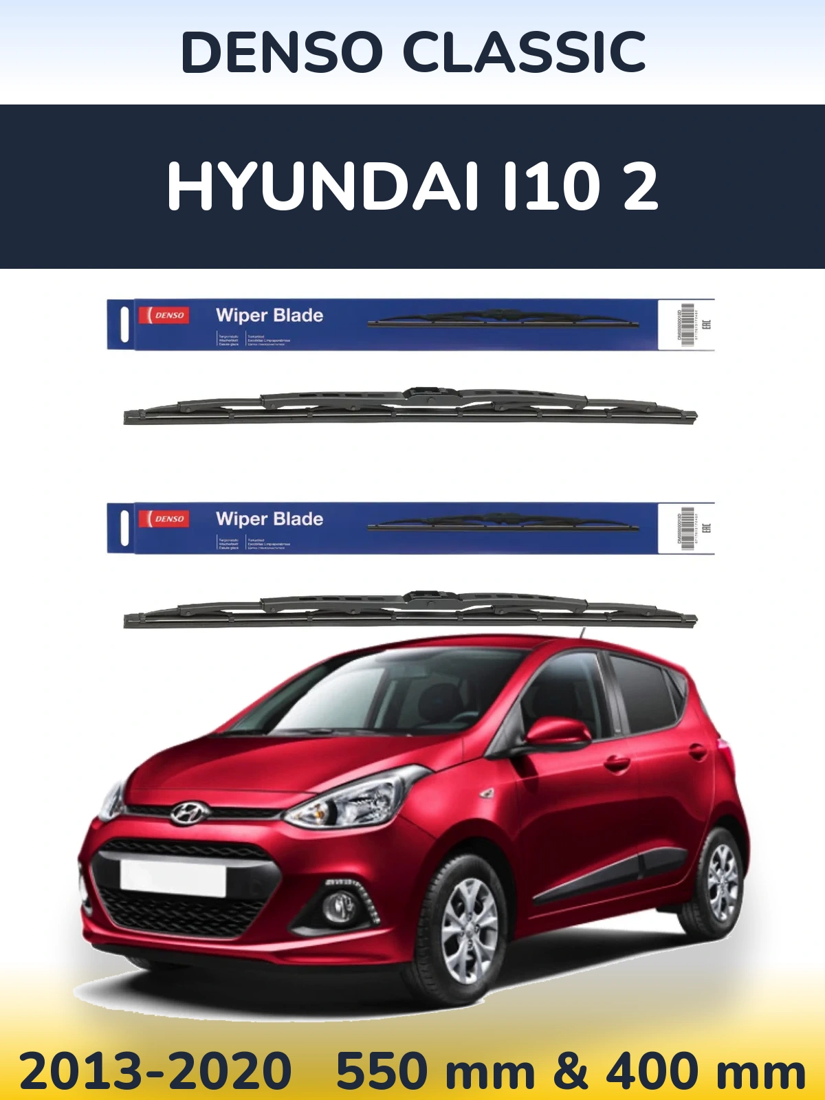 Torkarblad Denso Classic för Hyundai i10 2