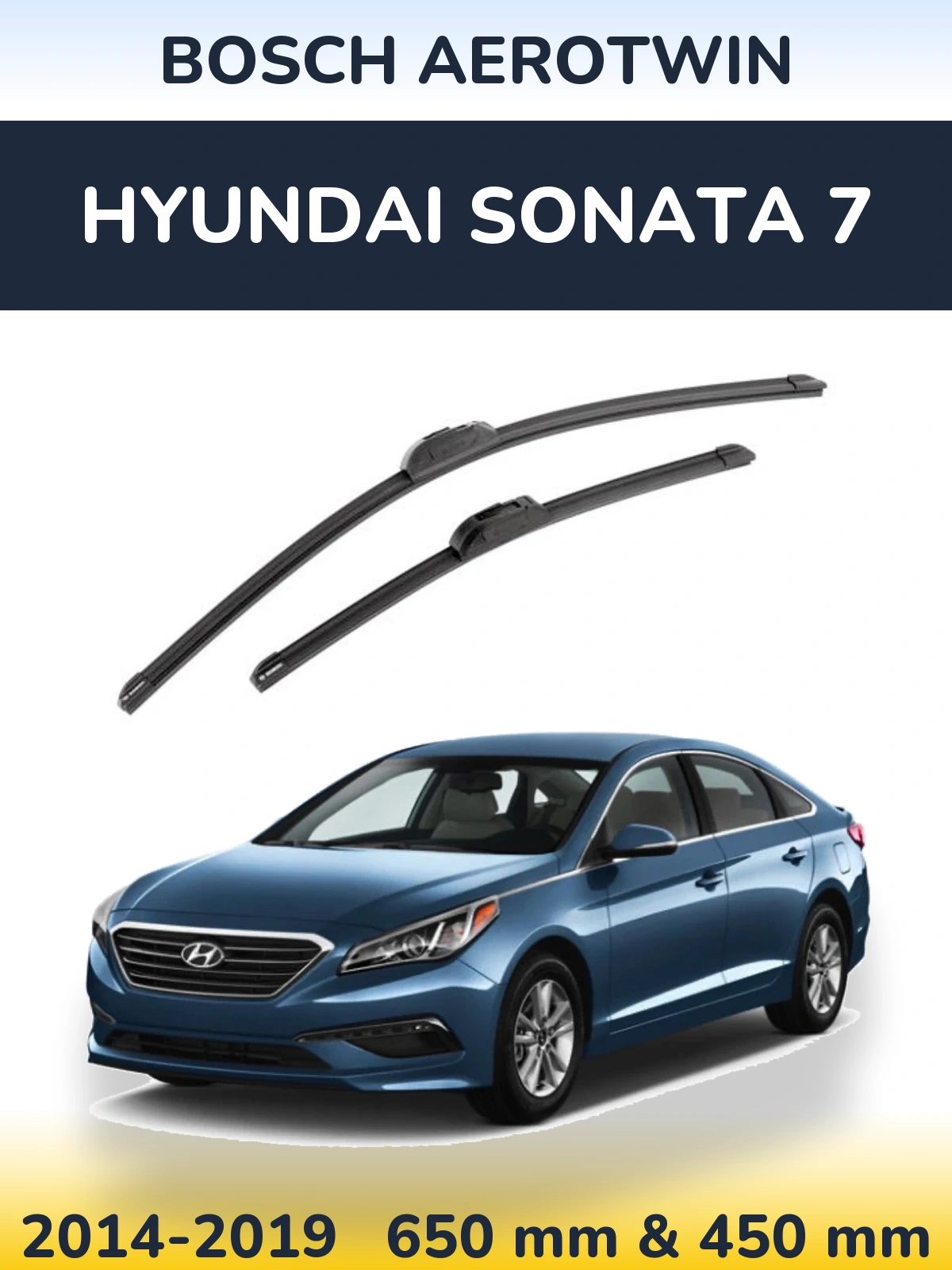 Torkarblad BOSCH AeroTwin för Hyundai Sonata 7