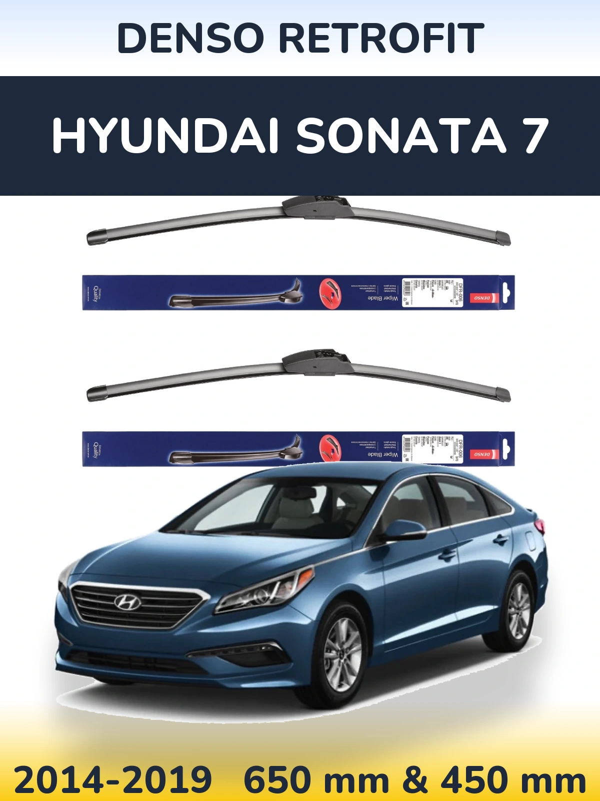 Torkarblad Denso Retrofit för Hyundai Sonata 7