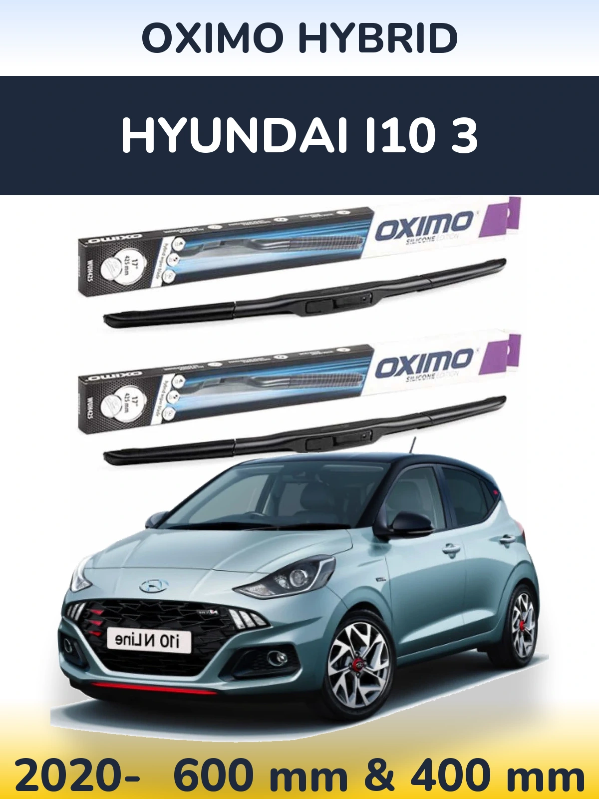 Torkarblad Oximo Hybrid för Hyundai i10 3
