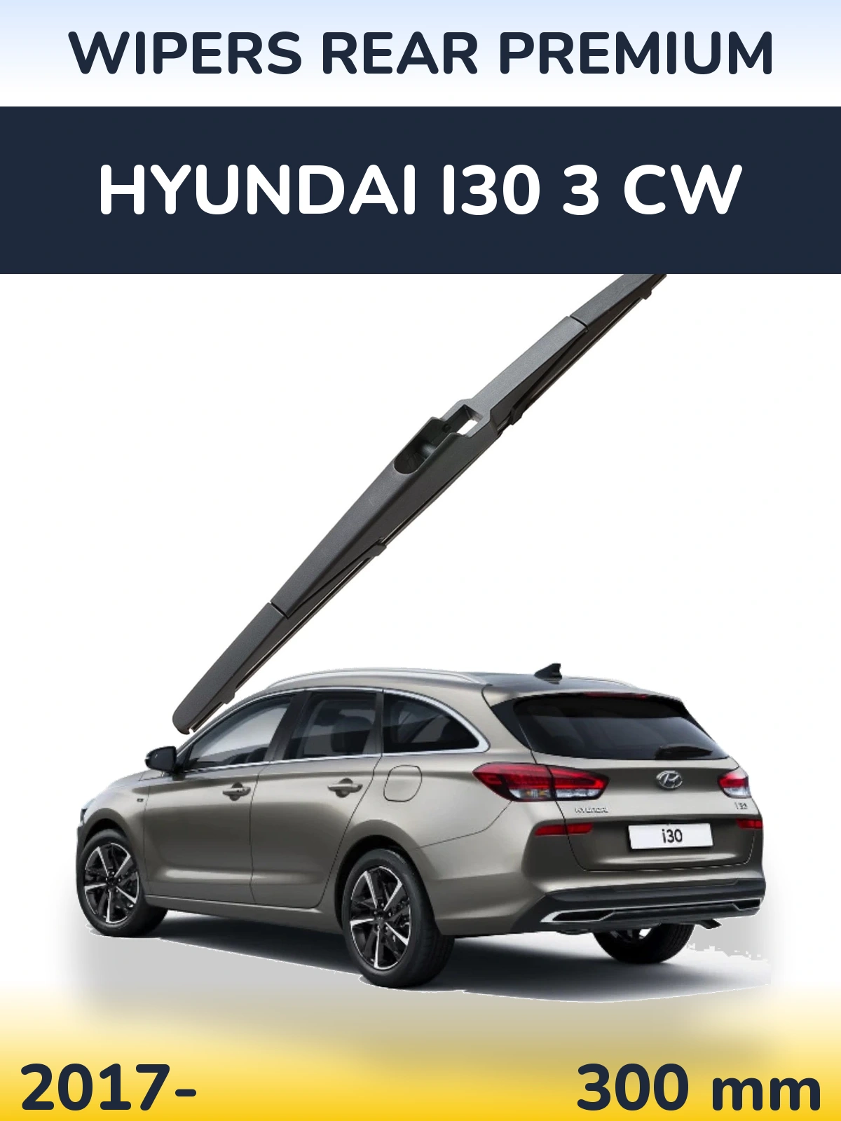 Torkarblad WIPERS REAR PREMIUM för Hyundai i30 3 CW
