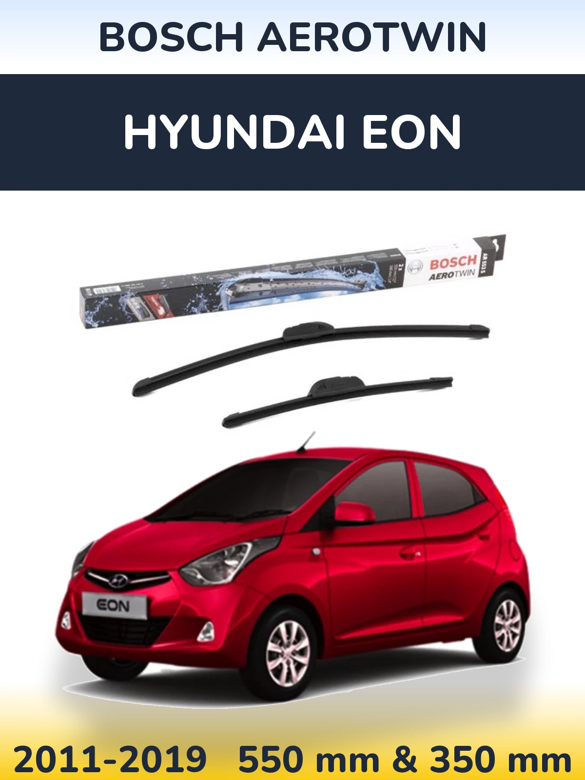 Torkarblad BOSCH AeroTwin för Hyundai EON
