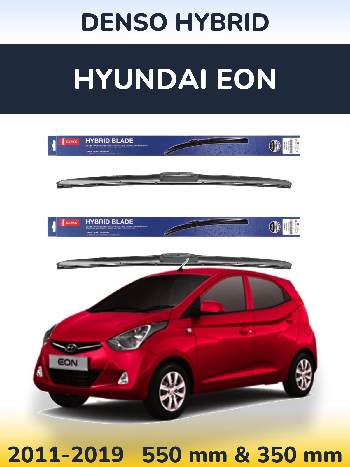 Torkarblad Denso Hybrid för Hyundai EON