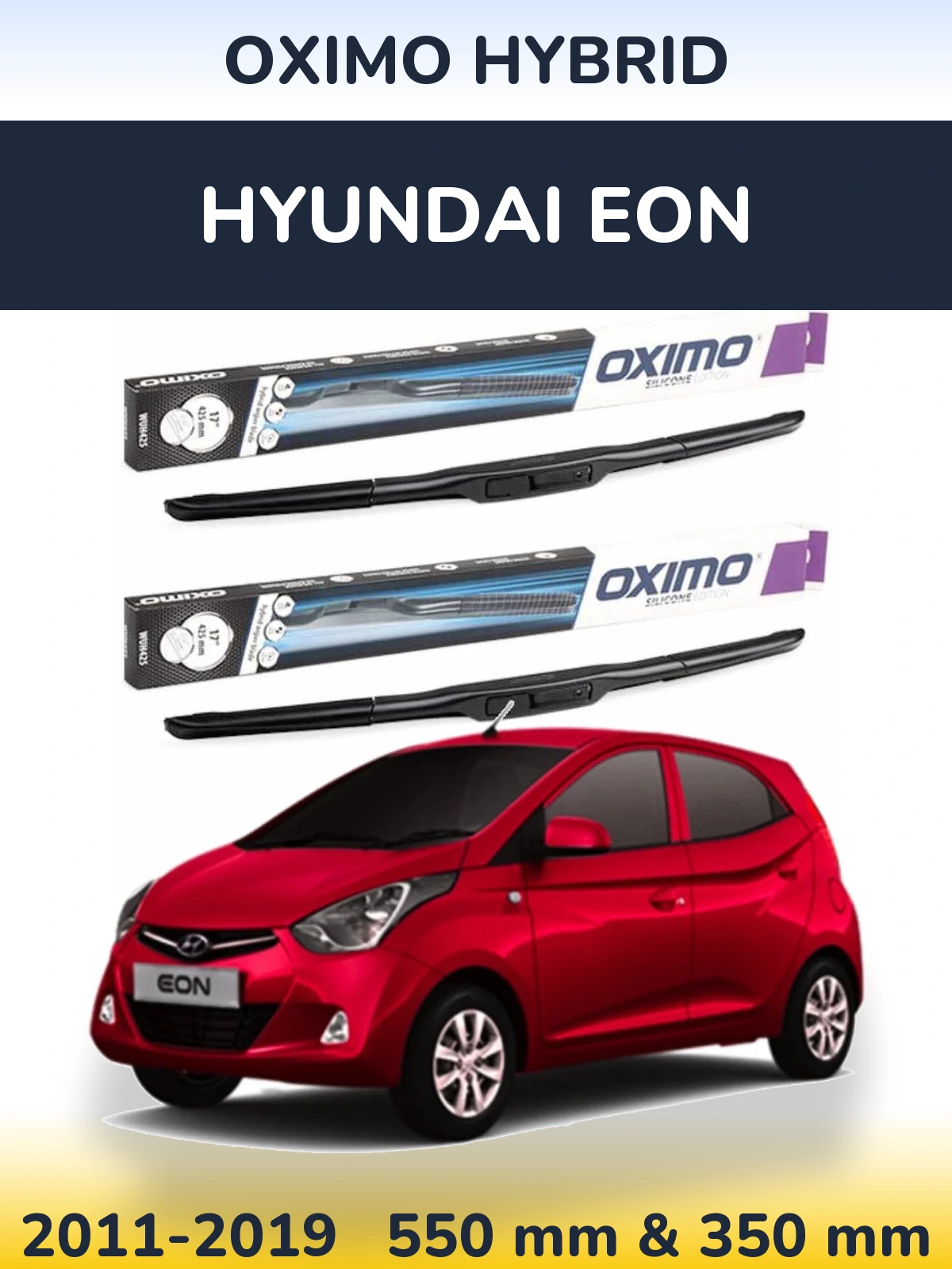 Torkarblad Oximo Hybrid för Hyundai EON