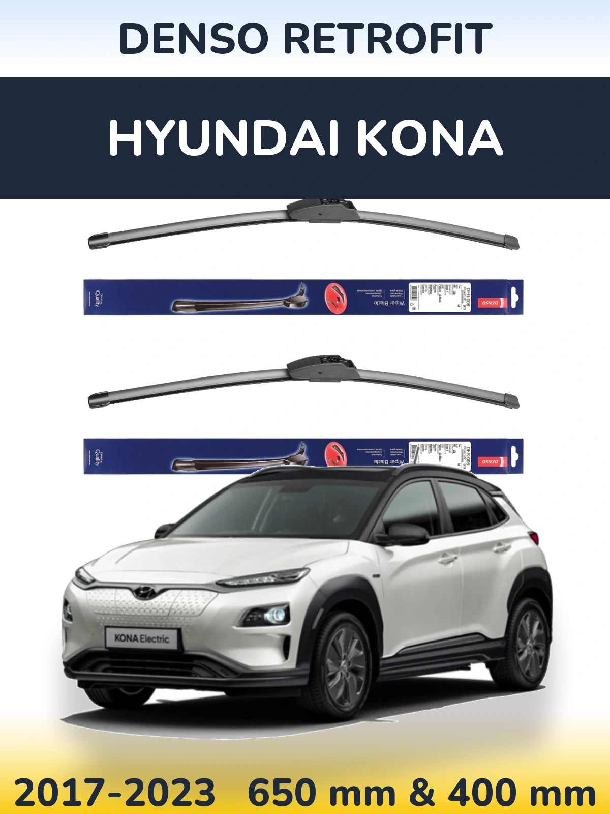 Torkarblad Denso Retrofit för Hyundai Kona