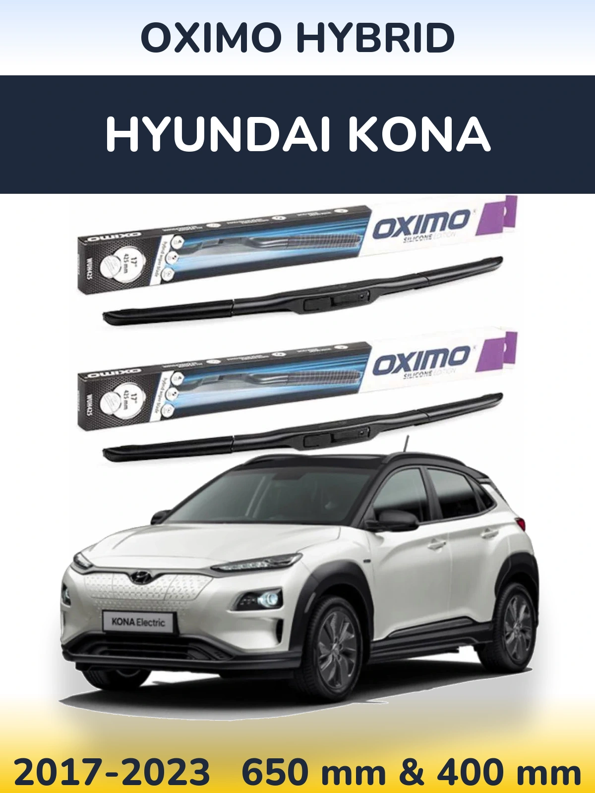 Torkarblad Oximo Hybrid för Hyundai Kona