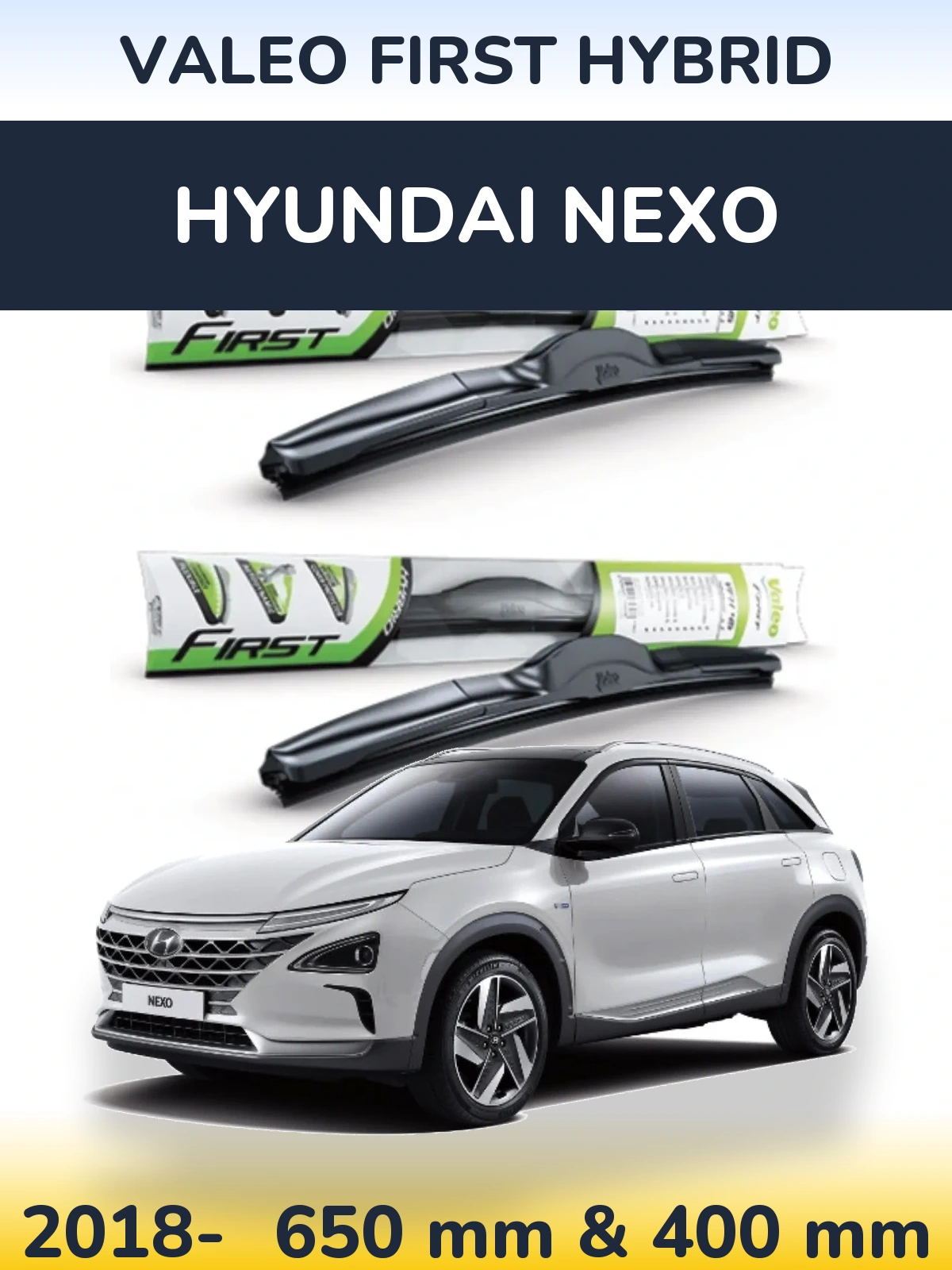Torkarblad Valeo First Hybrid för Hyundai Nexo