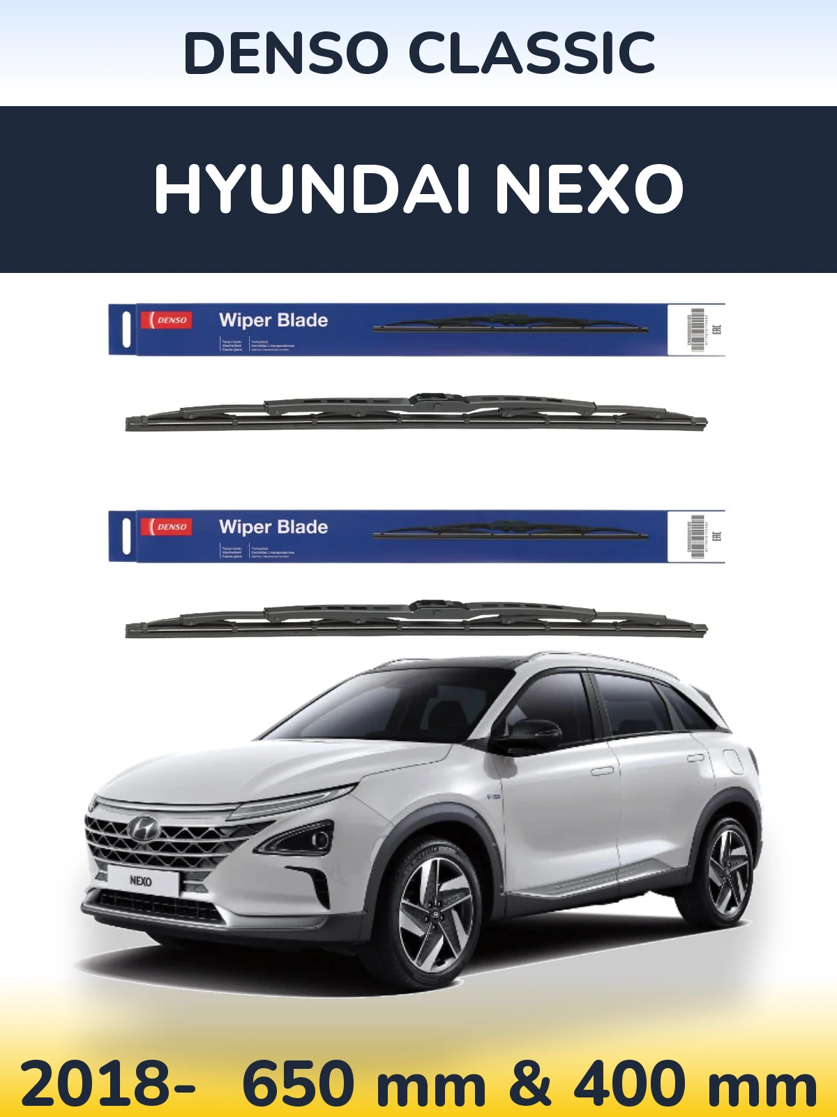 Torkarblad Denso Classic för Hyundai Nexo
