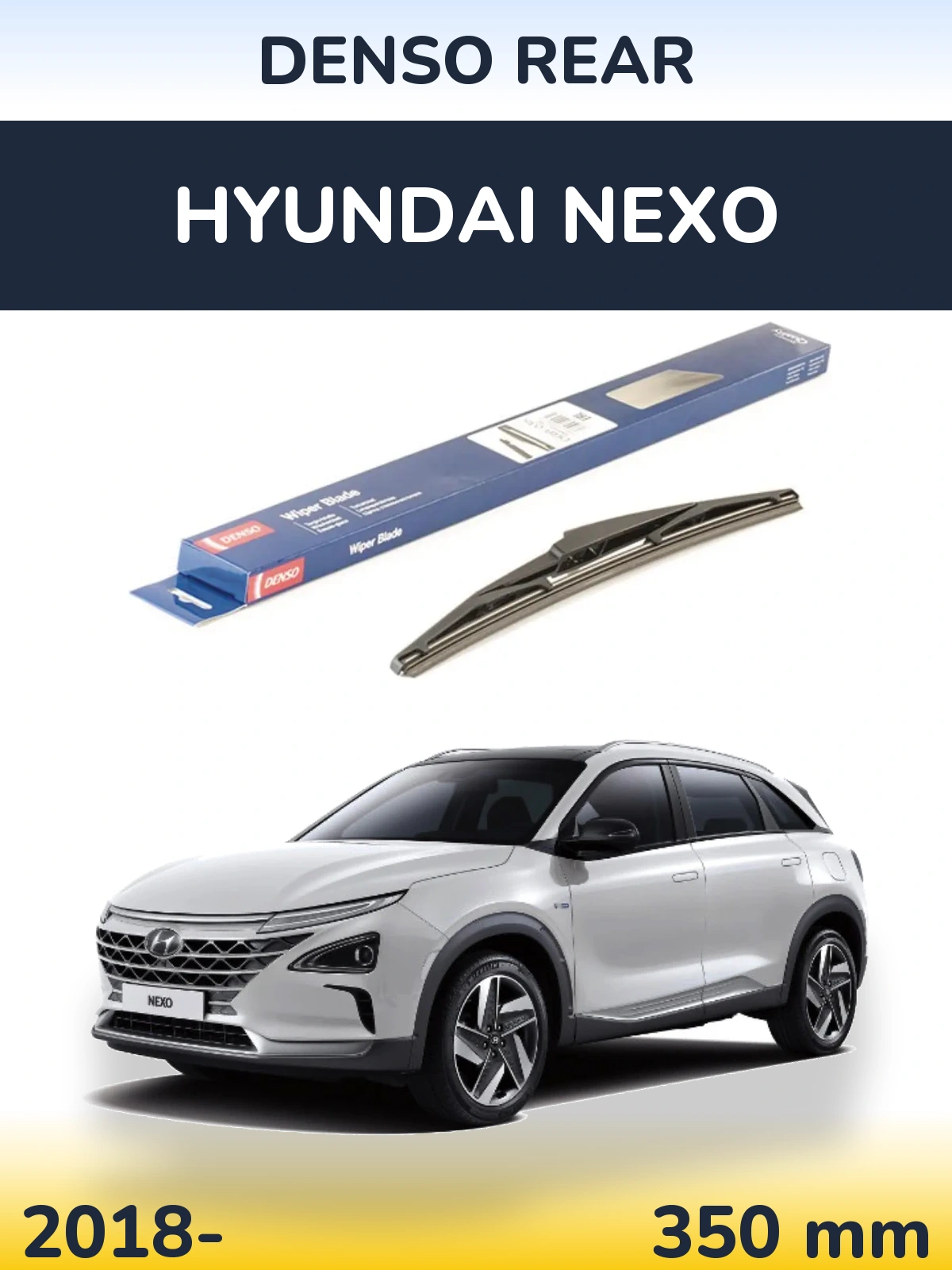 Torkarblad Denso Rear för Hyundai Nexo