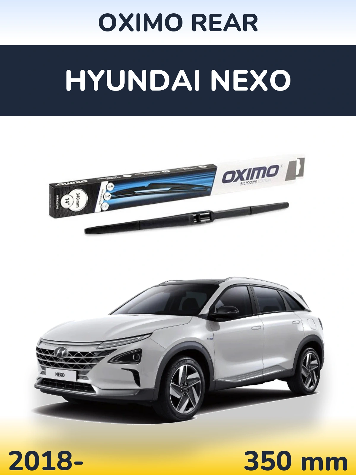 Torkarblad Oximo Rear för Hyundai Nexo