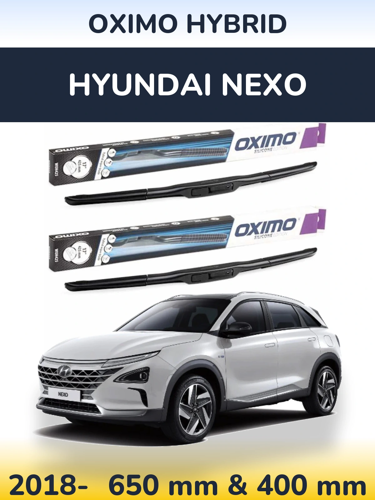 Torkarblad Oximo Hybrid för Hyundai Nexo
