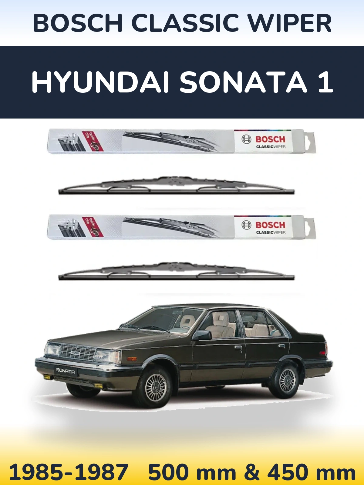 Torkarblad BOSCH Classic Wiper för Hyundai Sonata 1
