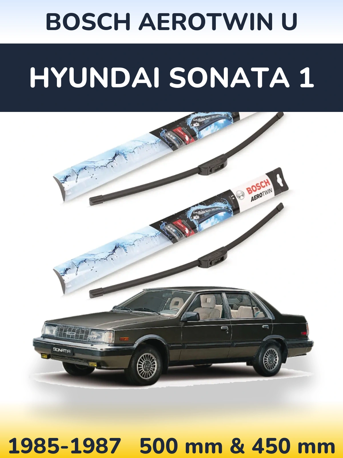 Torkarblad BOSCH AeroTwin U för Hyundai Sonata 1