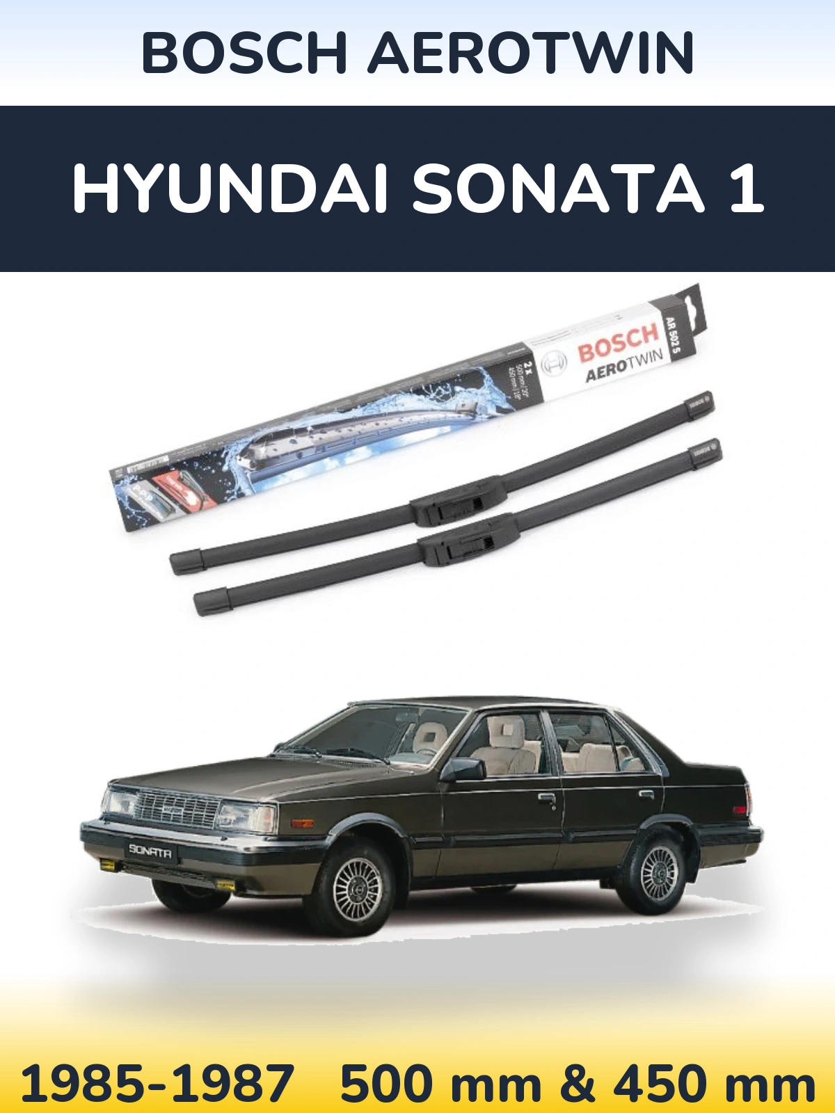 Torkarblad BOSCH AeroTwin för Hyundai Sonata 1