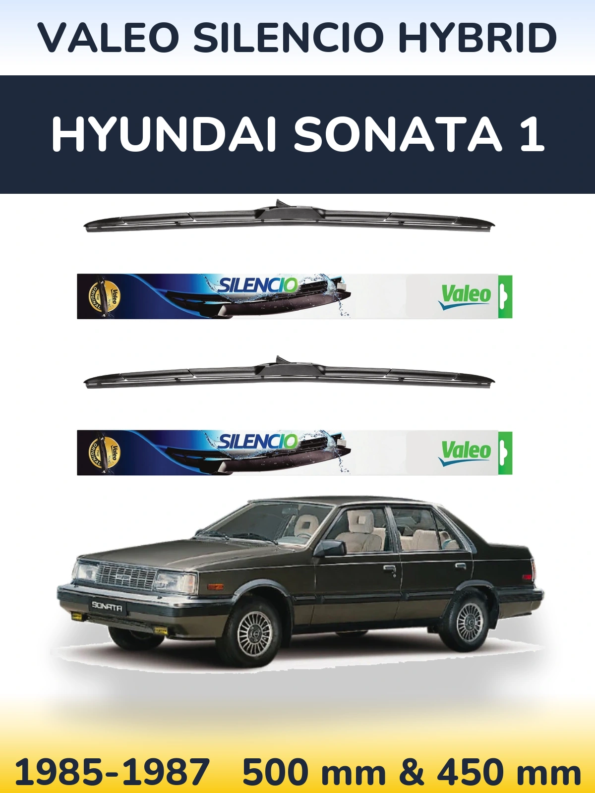 Torkarblad Valeo Silencio Hybrid för Hyundai Sonata 1