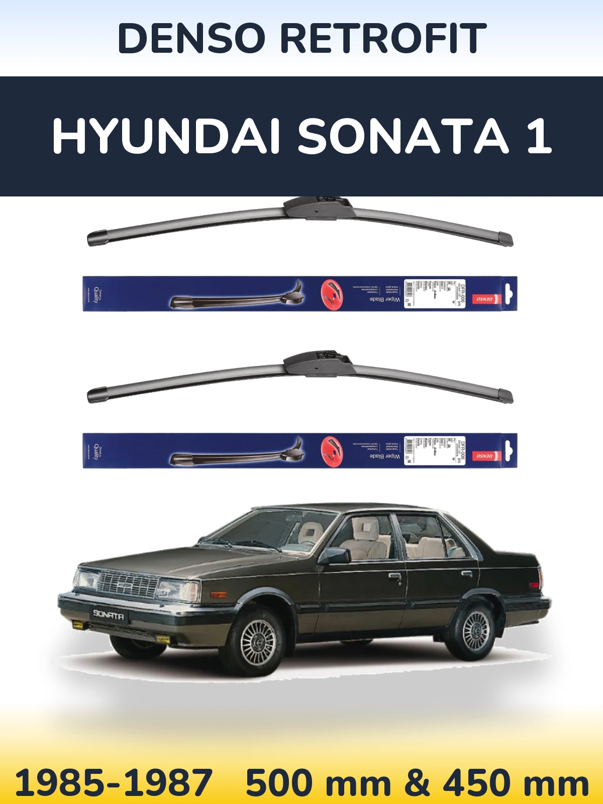 Torkarblad Denso Retrofit för Hyundai Sonata 1