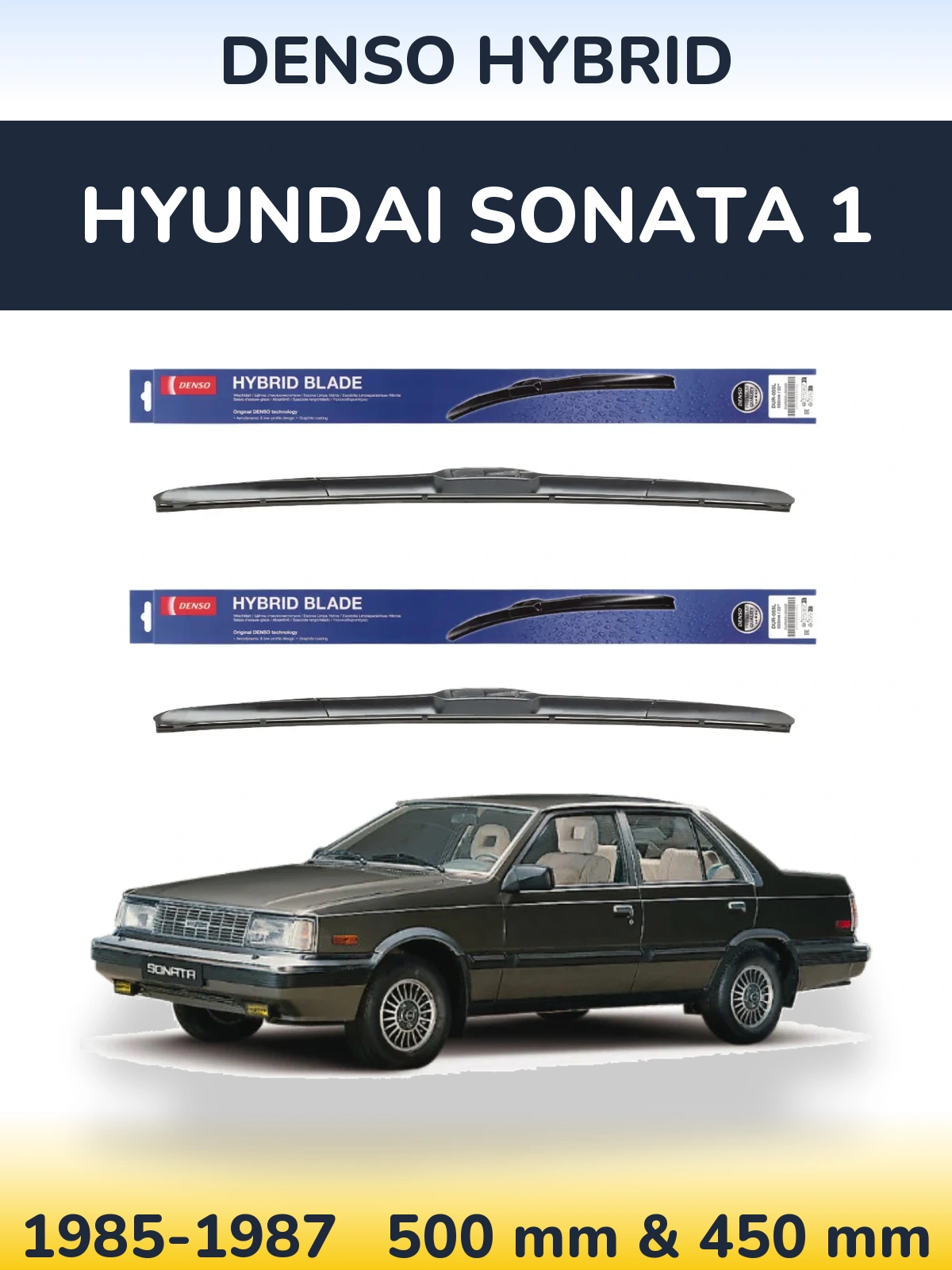 Torkarblad Denso Hybrid för Hyundai Sonata 1