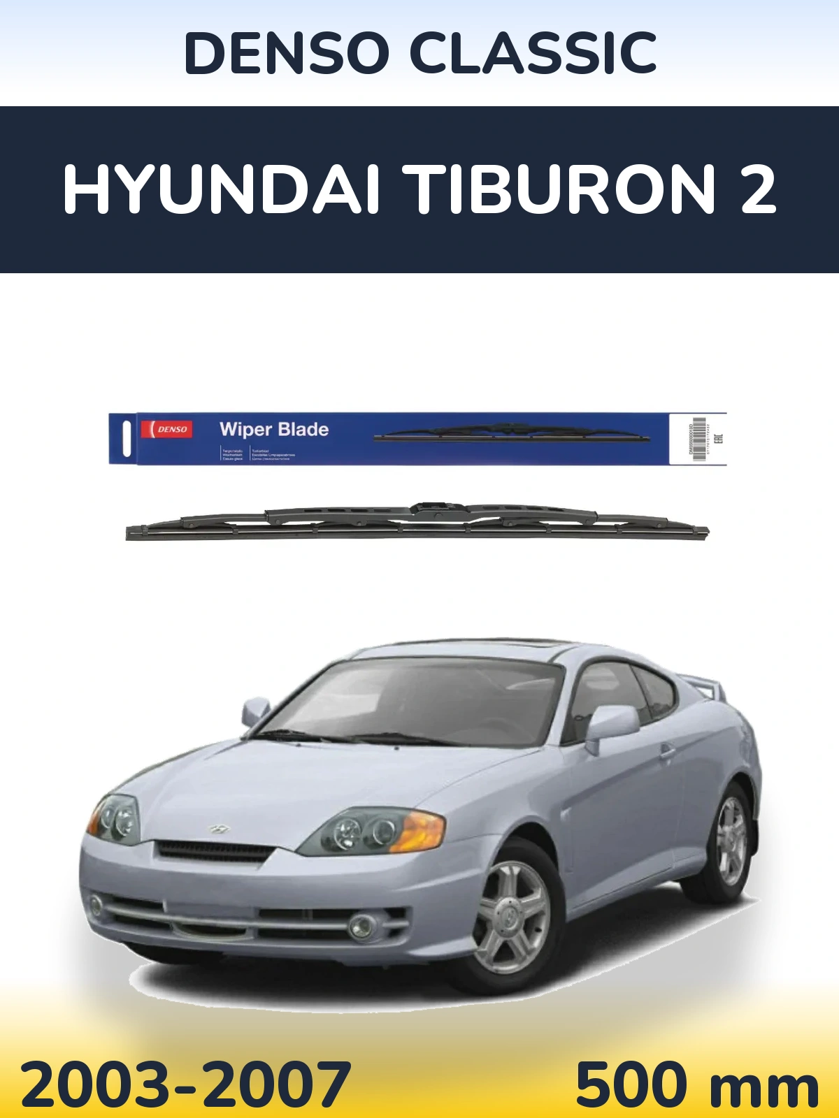 Torkarblad Denso Classic för Hyundai Tiburon 2