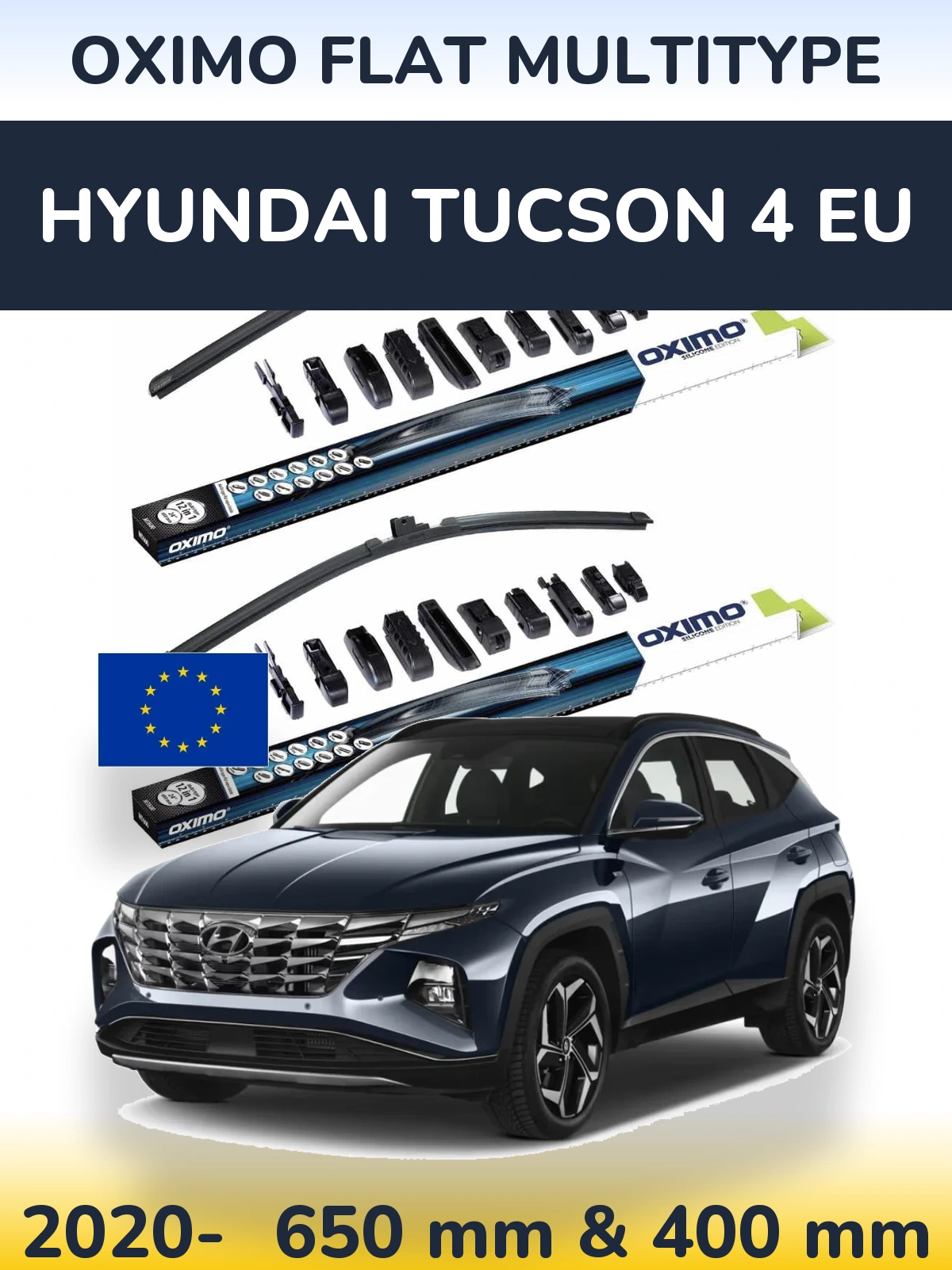 Torkarblad Oximo Flat MultiType för Hyundai Tucson 4 EU