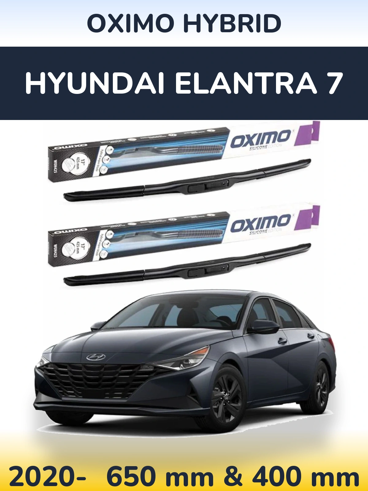 Torkarblad Oximo Hybrid för Hyundai Elantra 7
