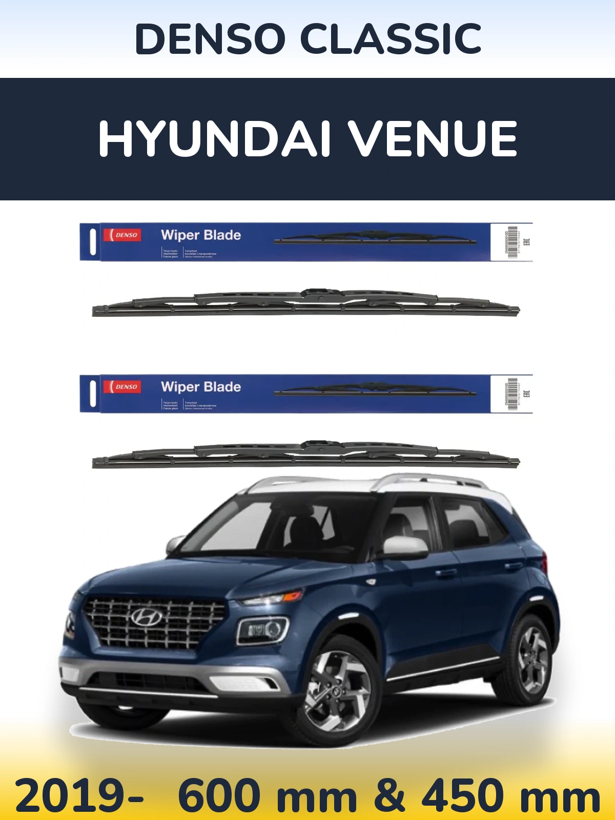 Torkarblad Denso Classic för Hyundai Venue