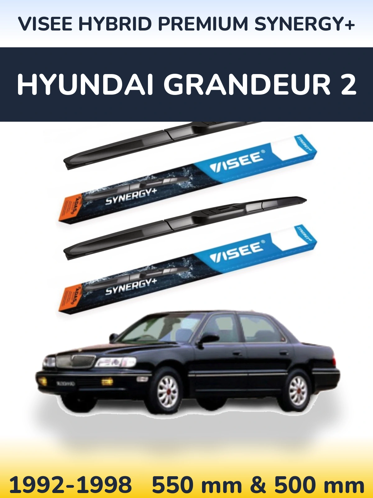 Torkarblad VISEE HYBRID PREMIUM SYNERGY+ för Hyundai Grandeur 2