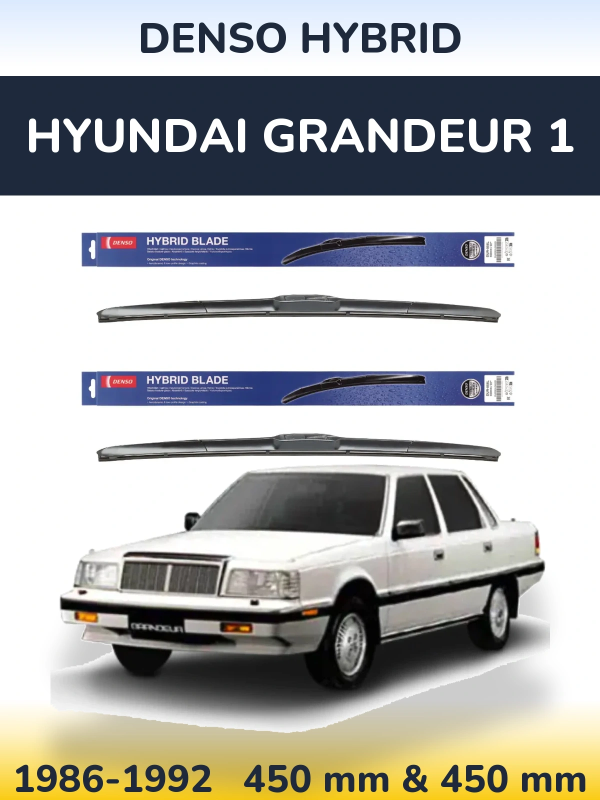 Torkarblad Denso Hybrid för Hyundai Grandeur 1