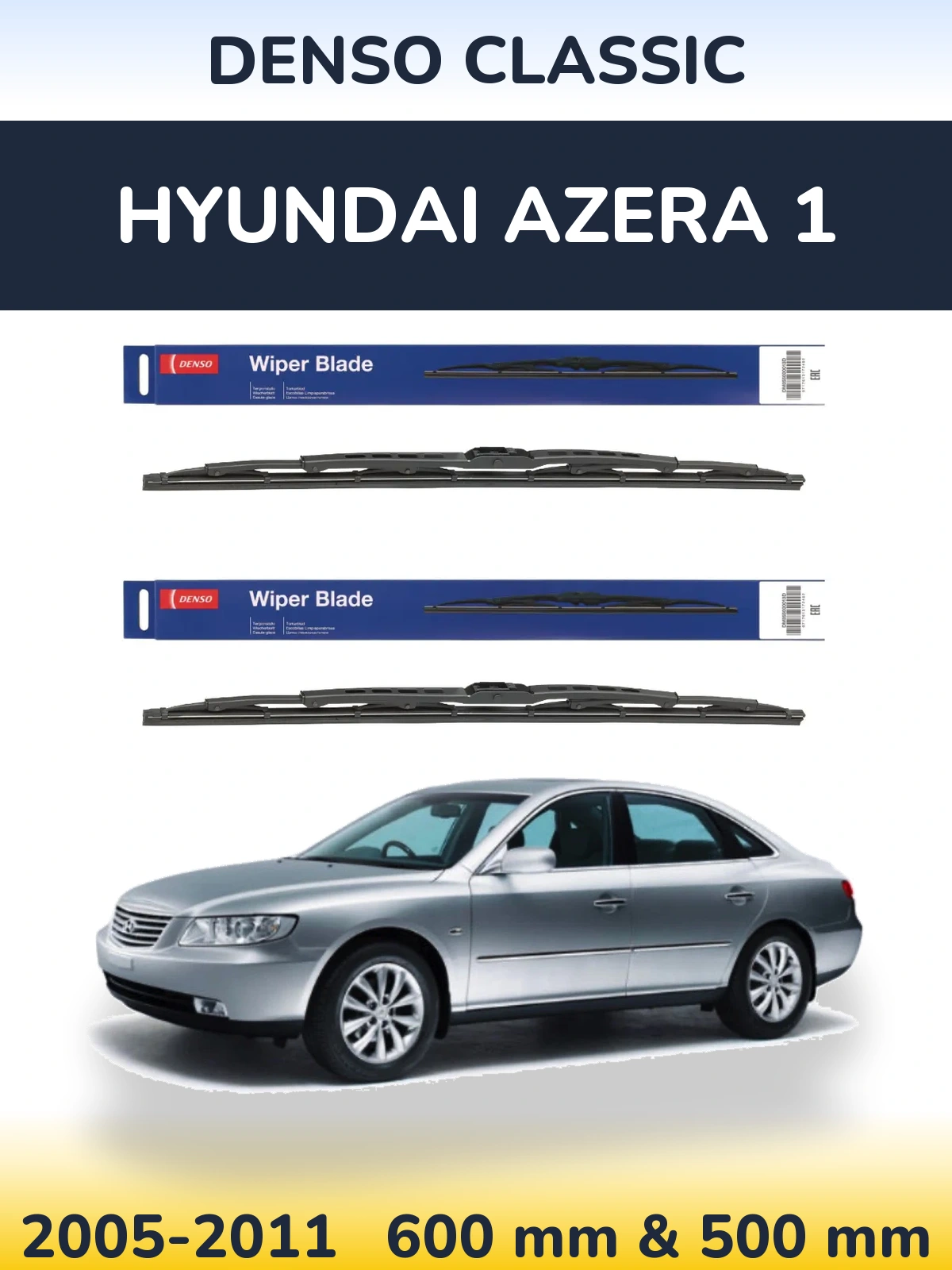 Torkarblad Denso Classic för Hyundai Azera 1