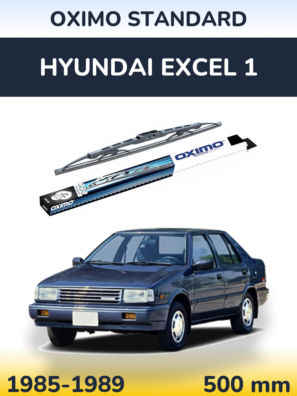 Torkarblad Oximo Standard för Hyundai Excel 1