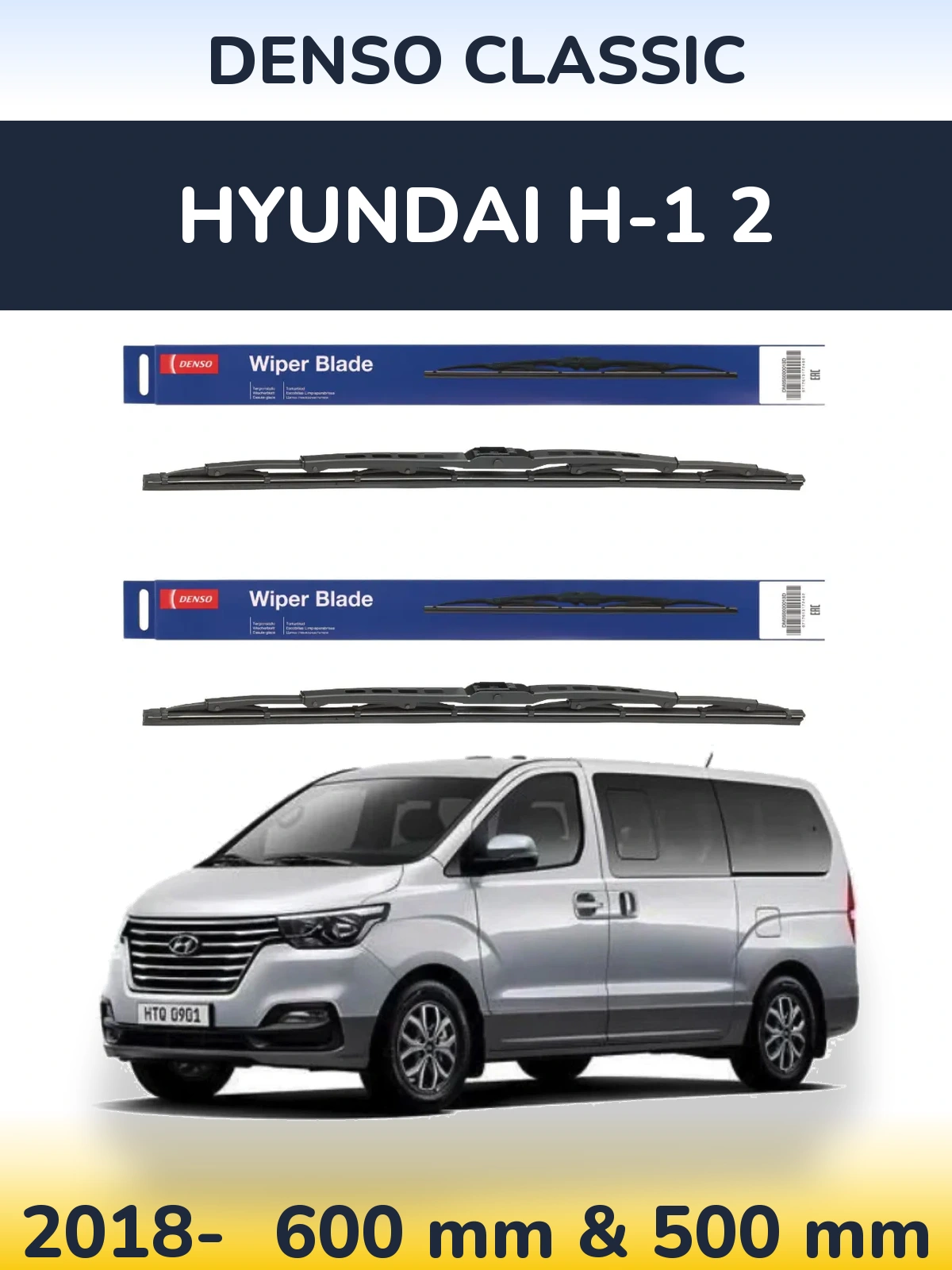 Torkarblad Denso Classic för Hyundai H-1 2
