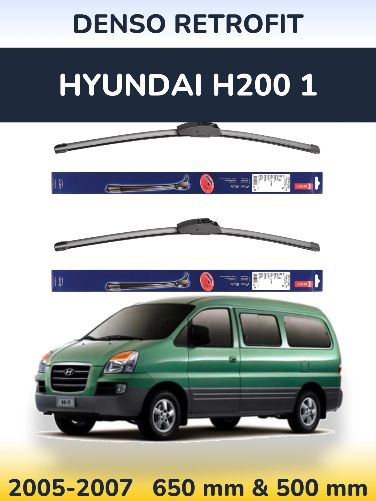 Torkarblad Denso Retrofit för Hyundai H200 1