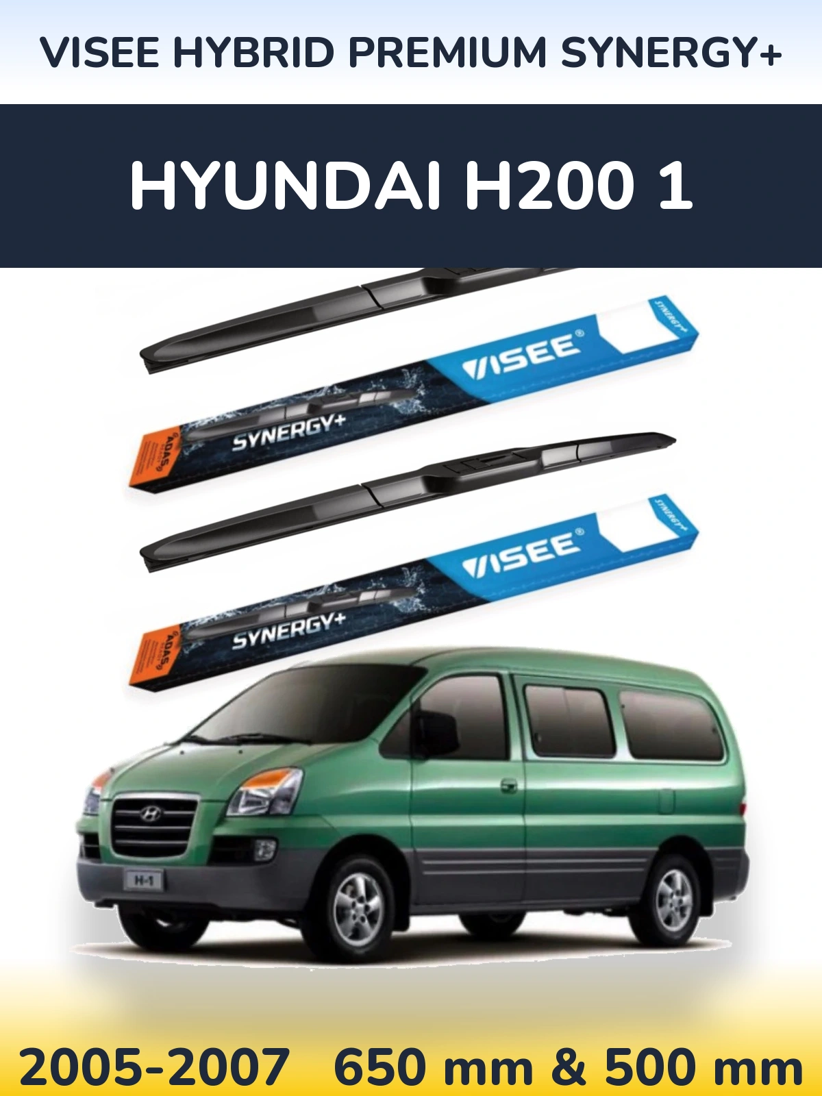 Torkarblad VISEE HYBRID PREMIUM SYNERGY+ för Hyundai H200 1