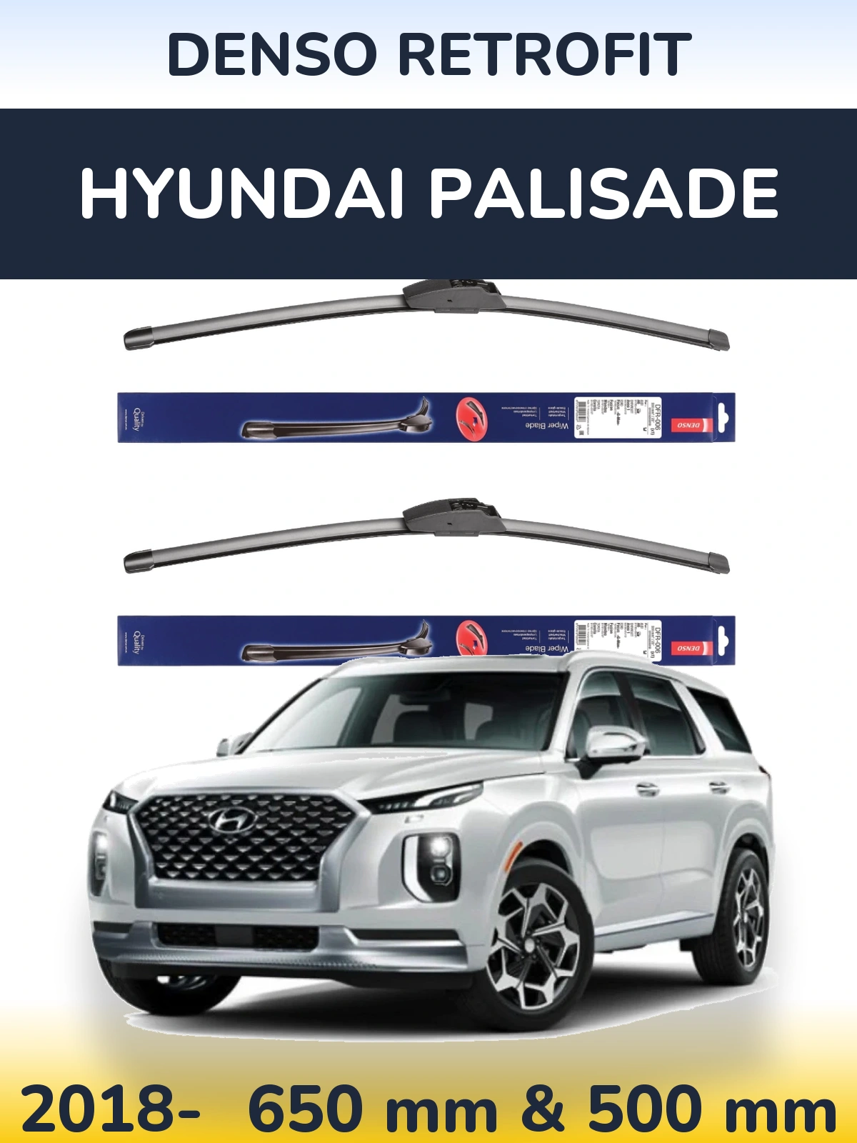 Torkarblad Denso Retrofit för Hyundai Palisade