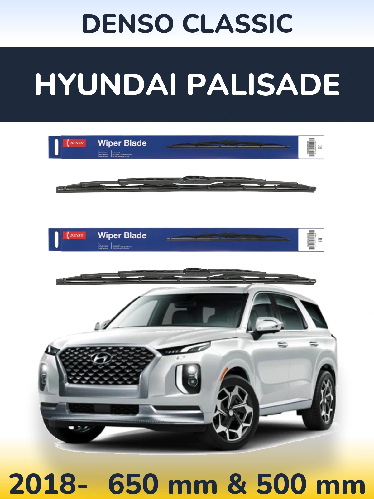 Torkarblad Denso Classic för Hyundai Palisade