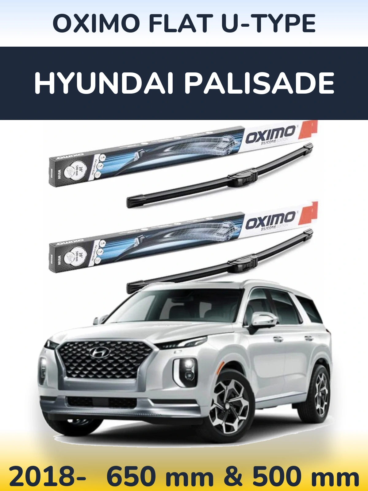 Torkarblad Oximo Flat U-type för Hyundai Palisade