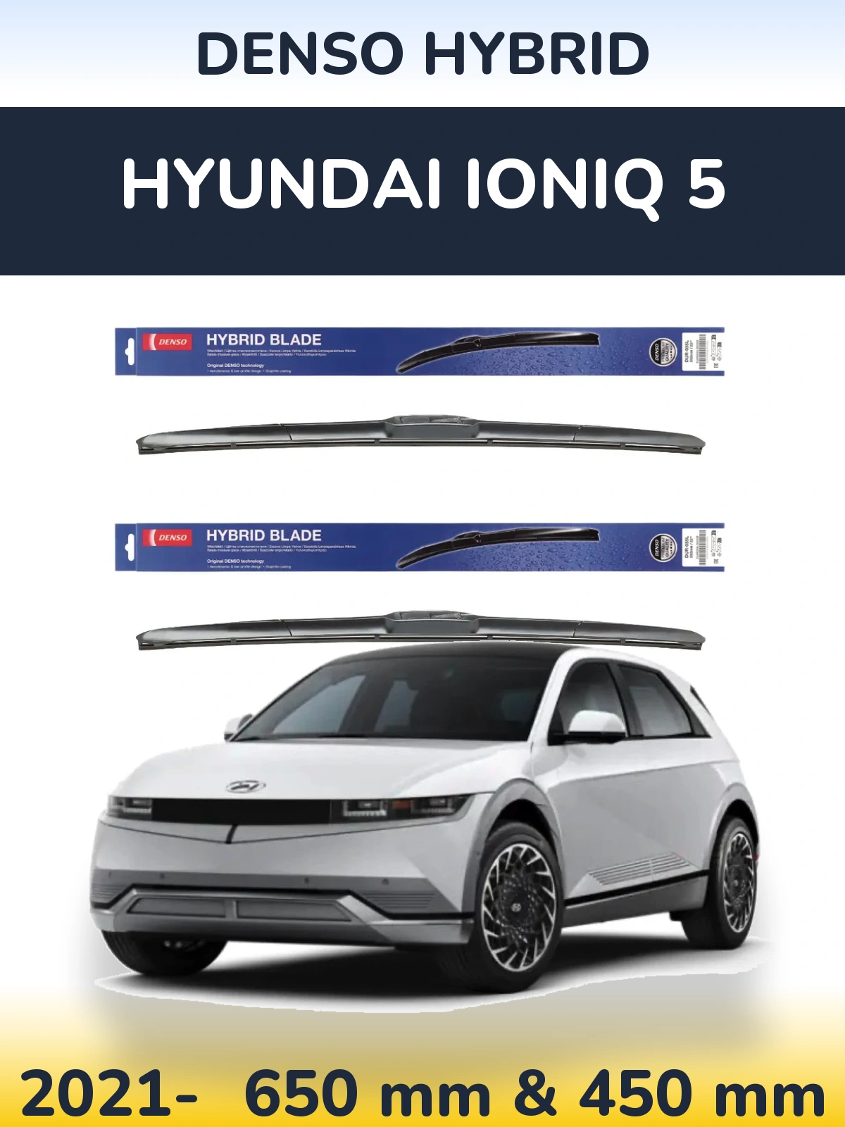 Torkarblad Denso Hybrid för Hyundai IONIQ 5
