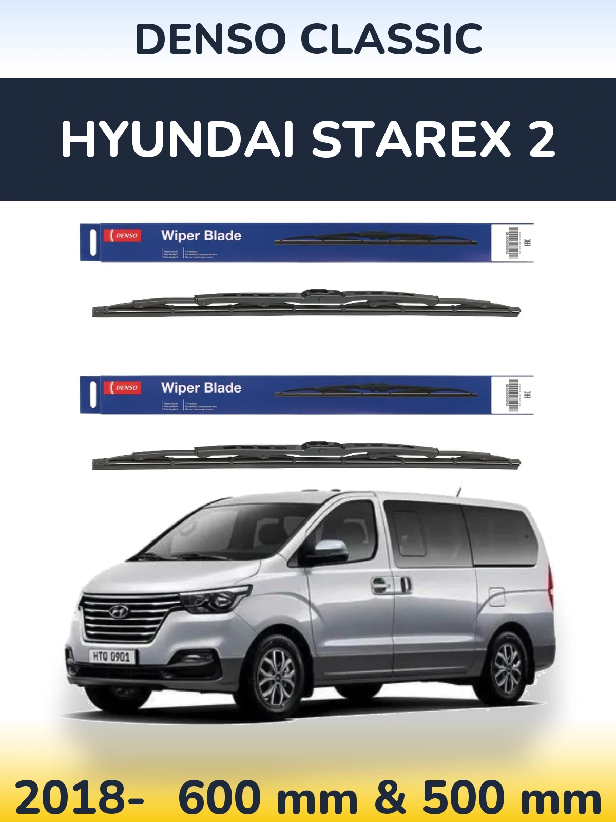 Torkarblad Denso Classic för Hyundai Starex 2